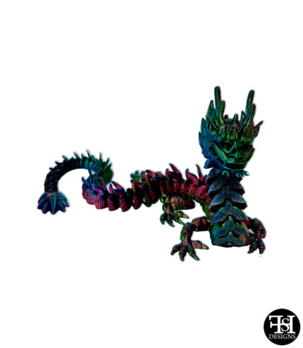 Chinese Raiseable Head Articulating Dragon