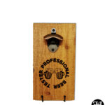 "Professional Beer Tester" Cedar Board Bottle Opener