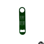 "Yay Beer!" Flat Metal Bottle Opener