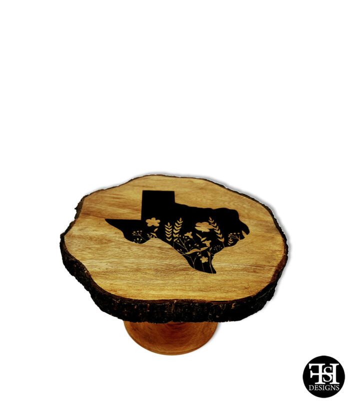 Texas Flowers Live Edge Stand
