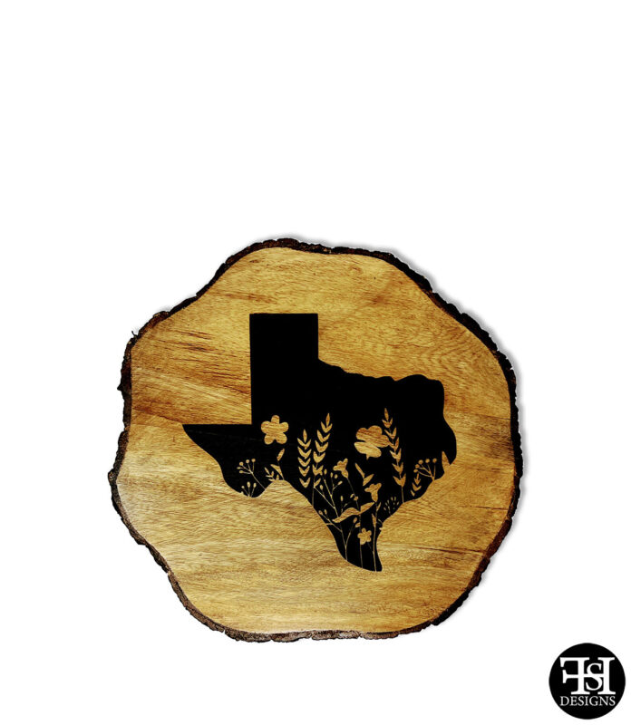 Live Edge Texas Home Lazy Susan