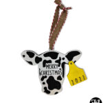 Merry Christmas Cow 2022 Christmas Ornament