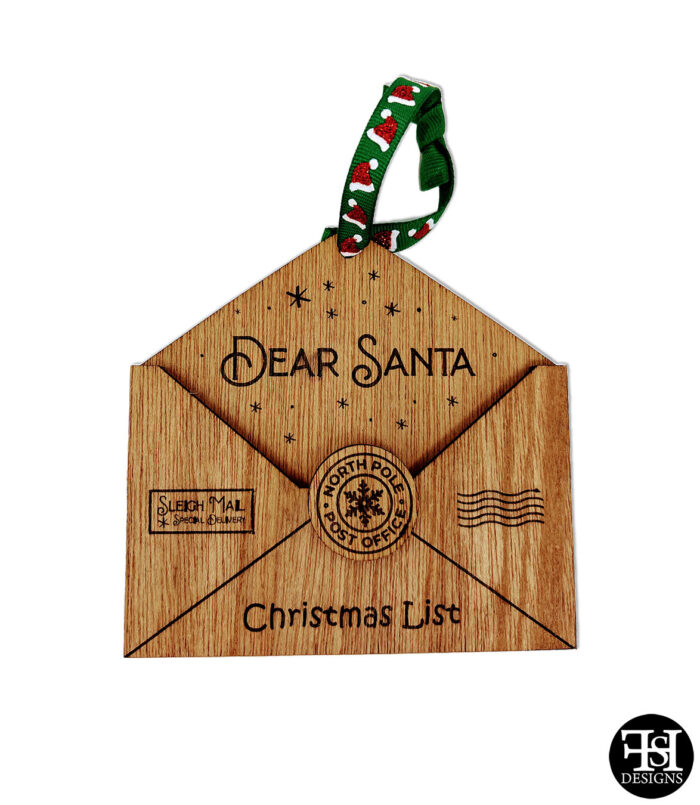 "Dear Santa.. Christmas List" Christmas Ornament