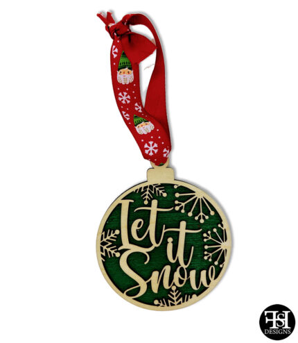 "Let It Snow" Ball Christmas Ornament