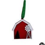 Christmas Barn Ornament