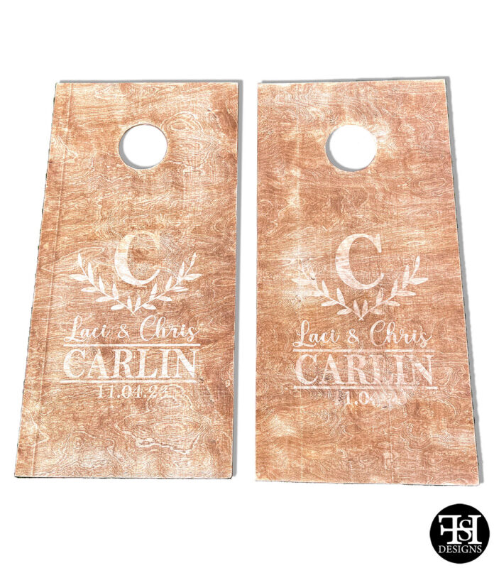 Wedding Guestbook Cornhole Boards