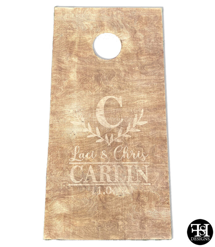 Wedding Guestbook Cornhole Board