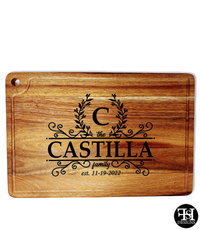 Personalized "Castilla" Cutting Board