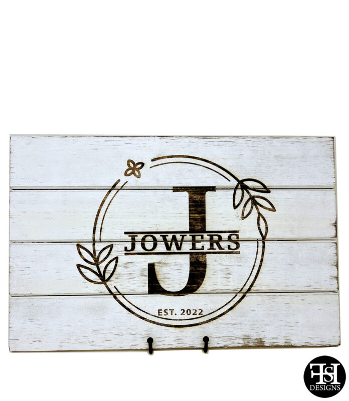 Personalized Jowers Monogram Sign