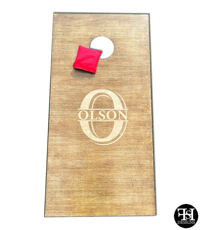 Personalized Family Name Cornhole Board