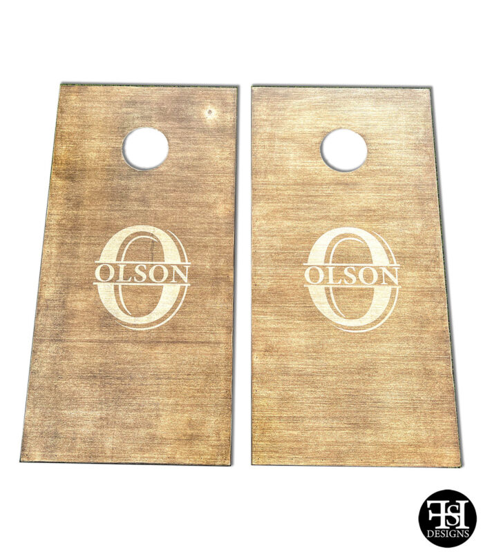 Personalized Family Name Cornhole Boards