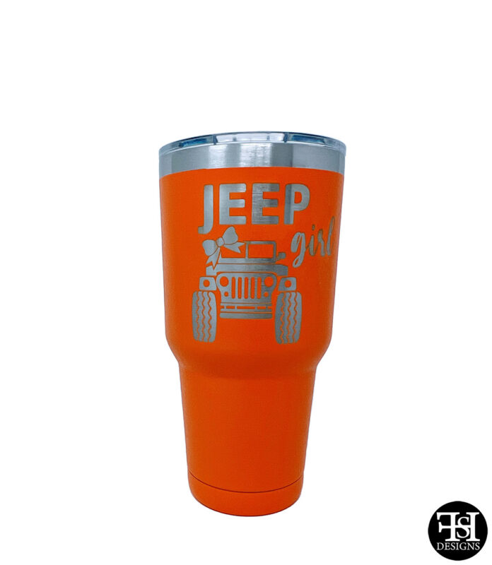 Personalized "Jeep Girl" 30oz Tumbler