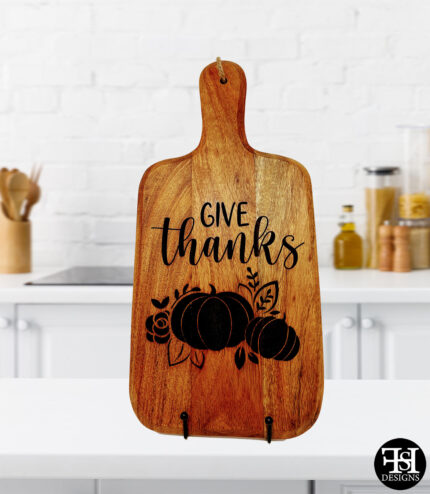 "Give Thanks" Cutting Board