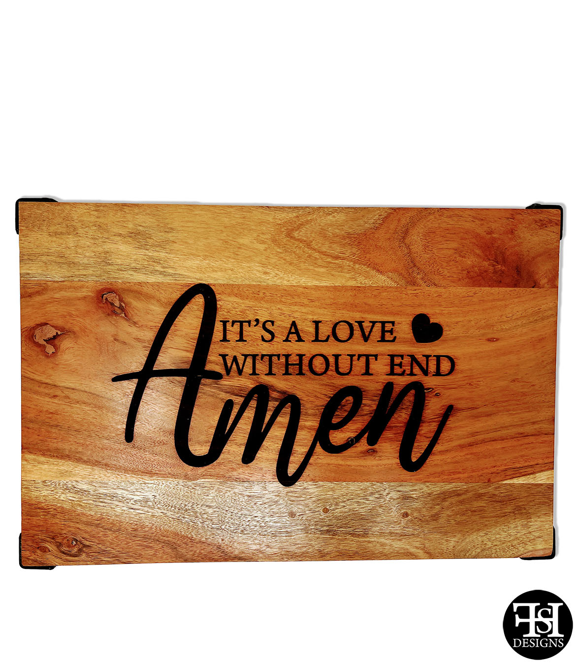 It's A Love Without End, Amen Metal Corner Cutting Board with