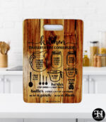 Kitchen Measurement Conversions Acacia Cutting Board