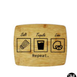 "Salt, Tequila, Lime, Repeat" Small Cutting Board