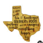 "Bluebonnets & Boots..." Texas Cutting Board