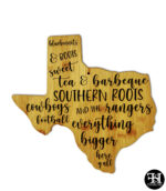 "Bluebonnets & Boots..." Texas Cutting Board