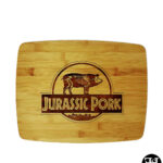"Jurassic Pork" Bamboo Cutting Board