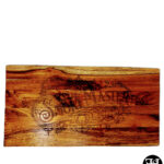 "Smoke Master Dad" Natural Edge Cutting Board