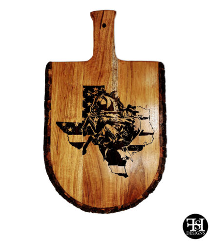 Texas Cowboy Live Edge Cutting Board