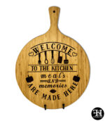 "Welcome To The Kitchen Meals And Memories Are Made Here" Cutting Board