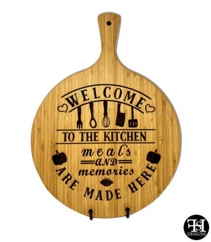 "Welcome To The Kitchen Meals And Memories Are Made Here" Cutting Board