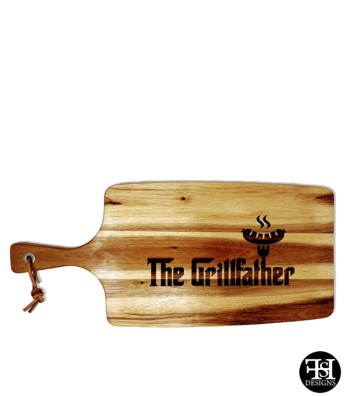 "The Grillfather" Board with Handle