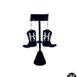 Cowboy Boots Wire Earrings