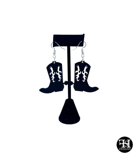 Cowboy Boots Wire Earrings