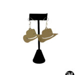 Cowboy Hat Wire Earrings