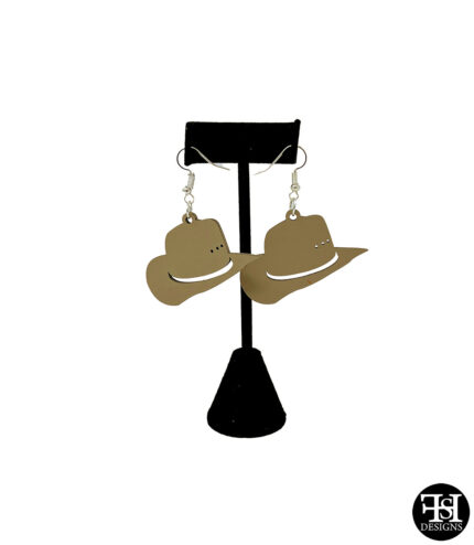 Cowboy Hat Wire Earrings