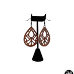 Decorative Tear Shapes Teardrop Earrings