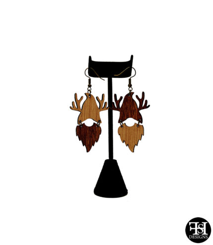 Reindeer Gnome Earrings