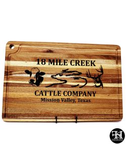 "18 Mile Creeek Cattle Company" Cutting Board