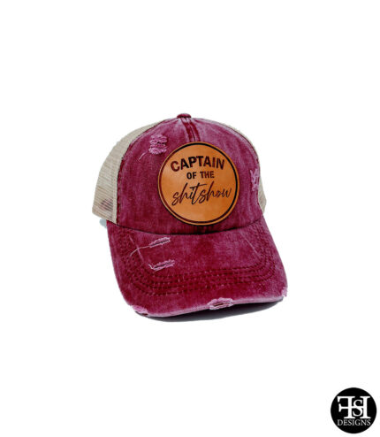 "Captain of the Shitshow" Ponytail Hat