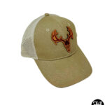 Deer Skull Snapback Hat