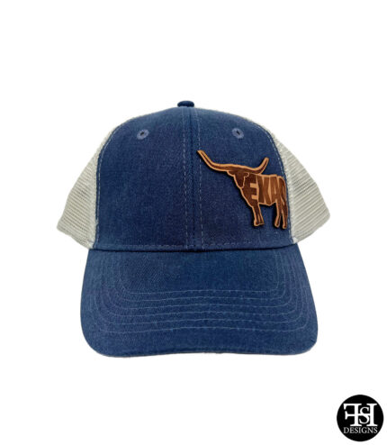 "Texas" Longhorn Patch Snapback Hat Front