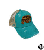 "Mama" Bear Patch Ponytail Hat