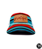 "Grateful" Sarape Ponytail Hat