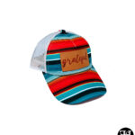 "Grateful" Sarape Ponytail Hat