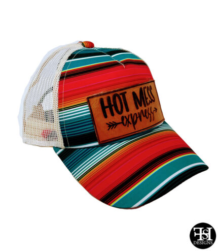 "Hot Mess Express" Sarape Ponytail Hat