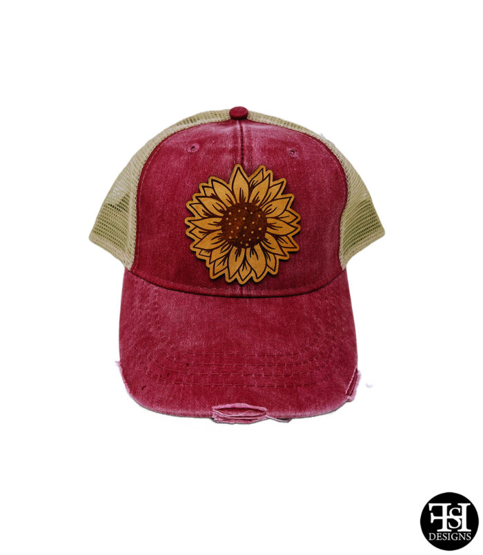 Sunflower Patch Snapback Hat Front