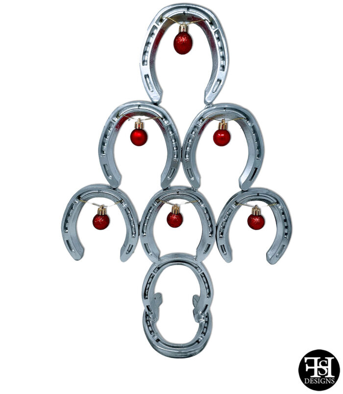 Horseshoe Christmas Tree - Silver