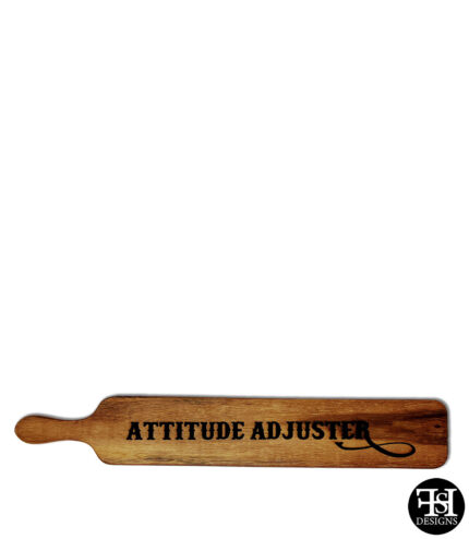 "Attitude Adjuster" Acacia Wood Paddle