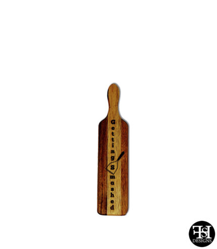 "Getting Smashed" Small Acacia Wood Paddle