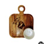 "You Had Me At Queso" Tray with Bowl