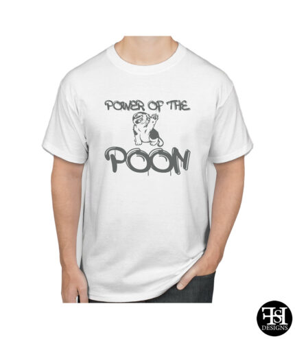 White "Power of the Poon" T-Shirt