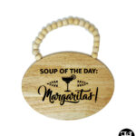 “Don’t Be Ashamed To Fart While Peeing Remember Rain Something Comes With Thunder” Beaded Oval Sign