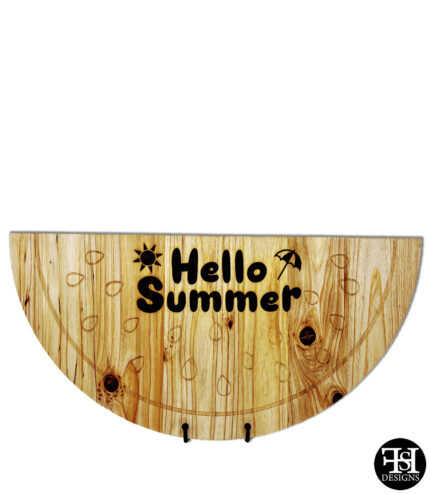 "Hello Summer" Watermelon Wood Sign